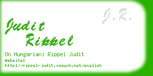 judit rippel business card